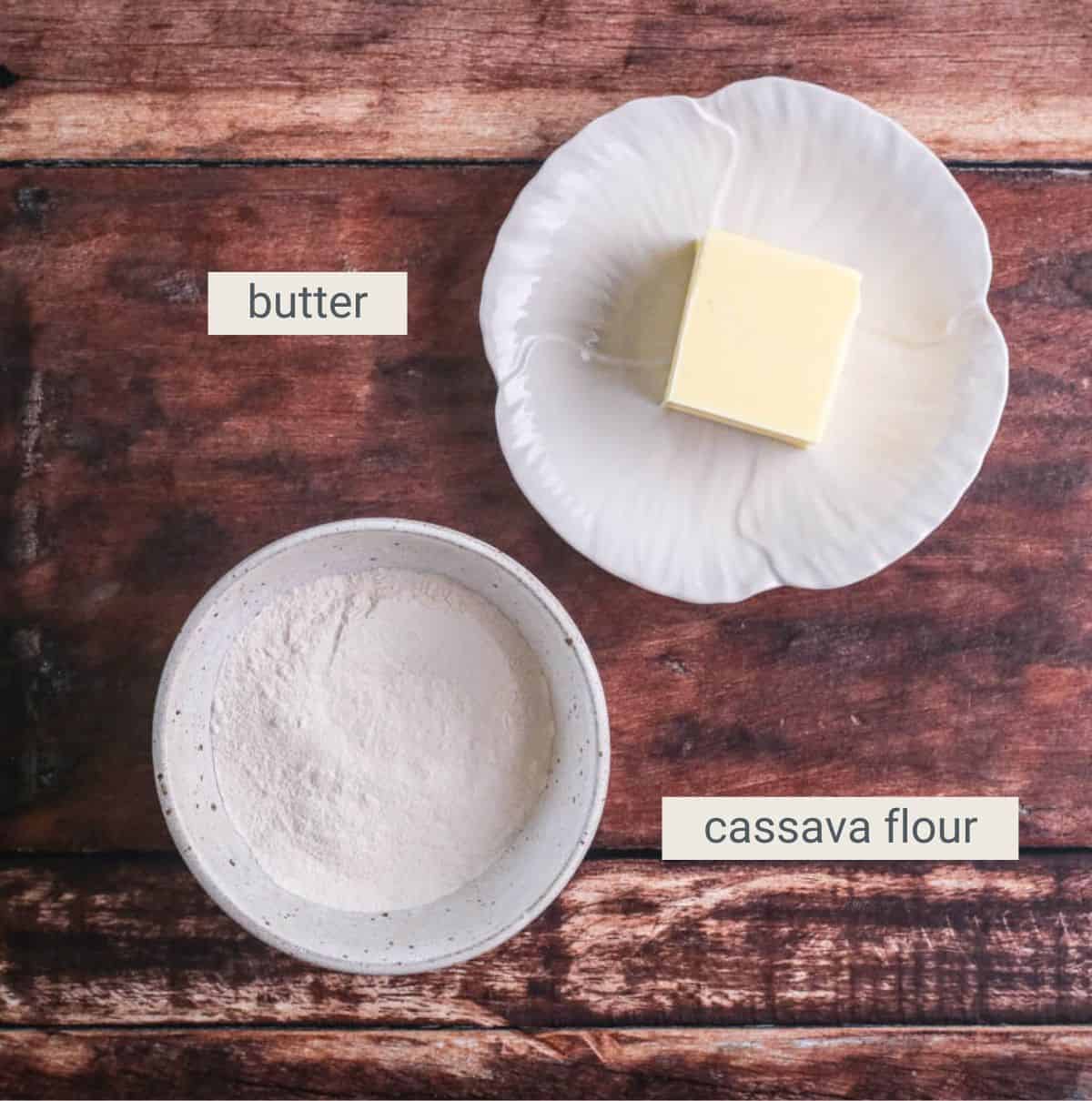 Gluten-free roux ingredients.