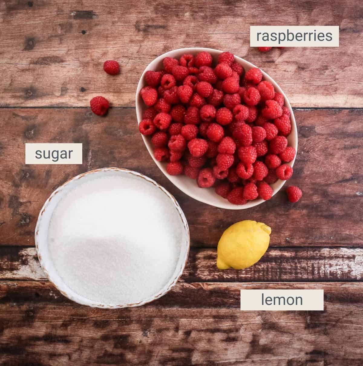 raspberry jam ingredients