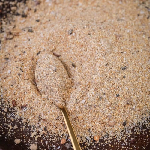 Stir Fry Seasoning on a plate.