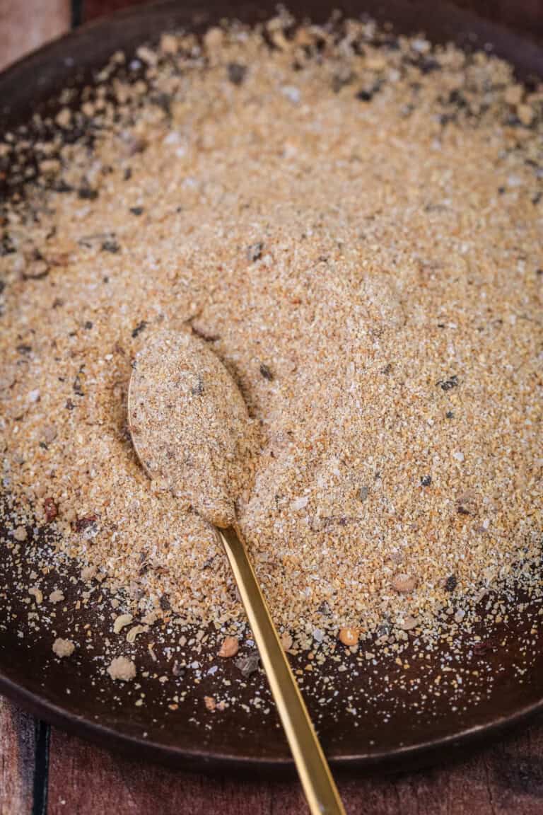 Stir Fry Seasoning on a plate.
