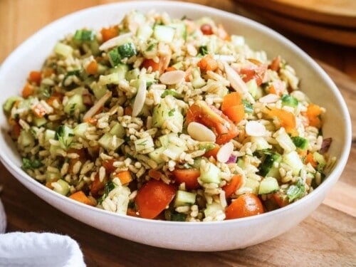 brown rice salad dressing Quick and easy brown rice salad recipe