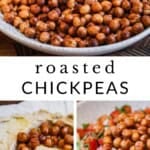 Roasted Chickpeas pin.